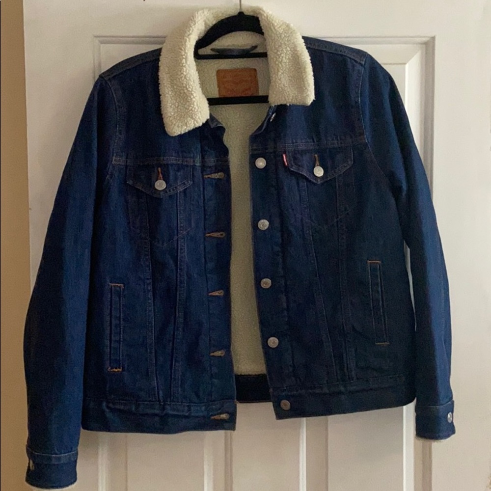 Levi’s denim sherpa jacket